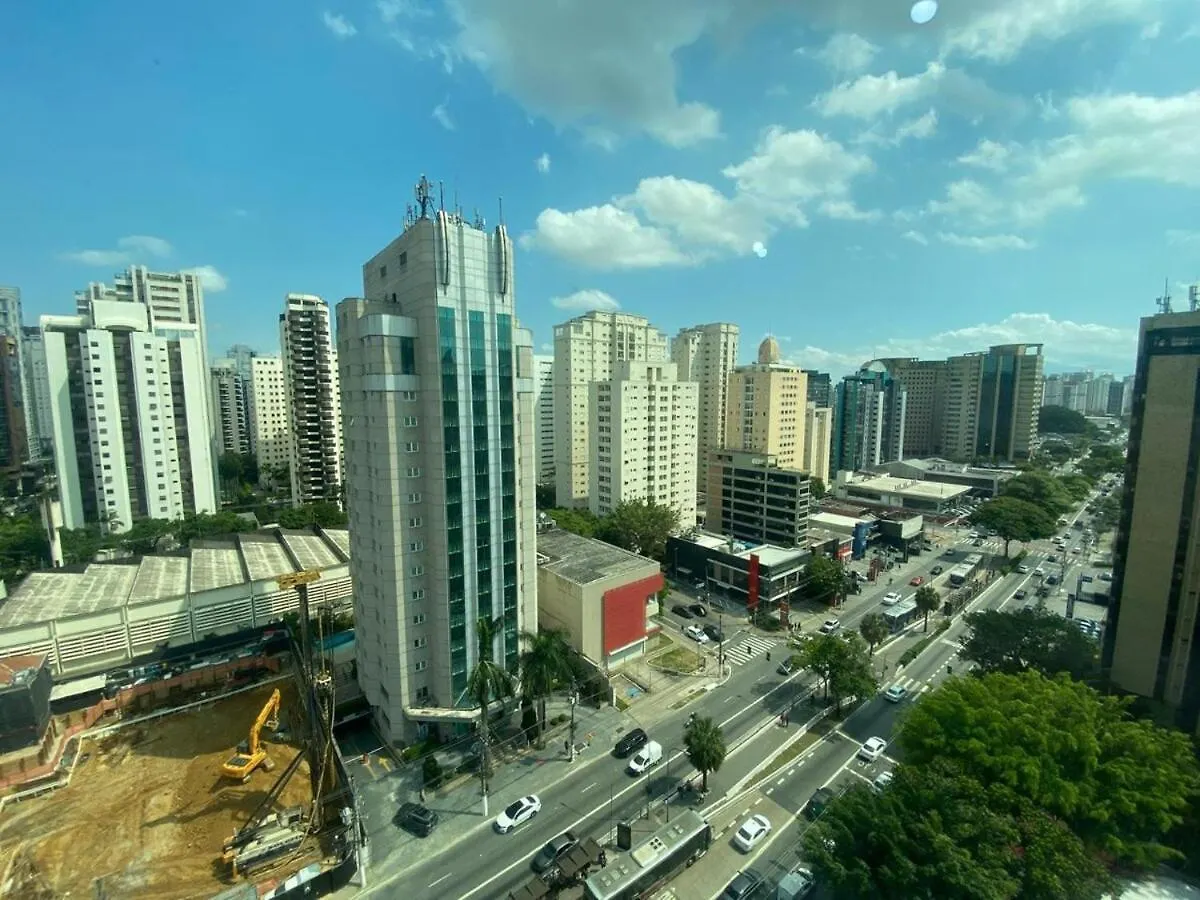 Flat 1414 Luxo No Hotel Mla Ibirapuera Com Vaga São Paulo 0*,